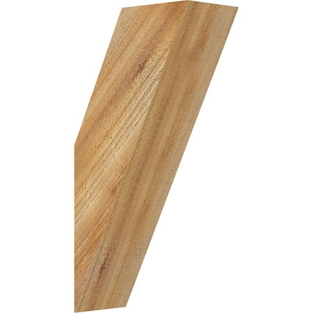 Ekena Millwork 4"W x 8"D x 16"H Traditional Rough Sawn Knee Brace, Western Red Cedar BRC04X08X16TRA00RWR